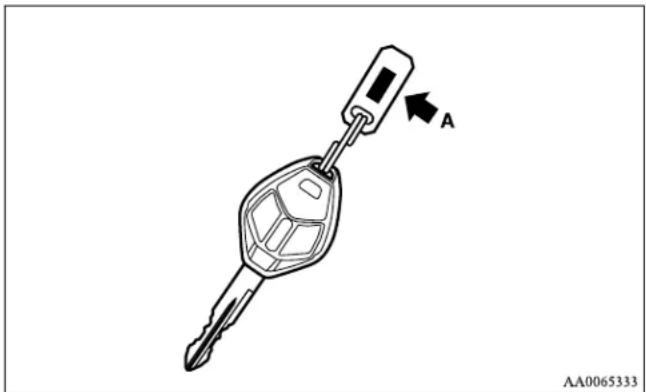 MITSUBISHI Endeavor (2010) - Keys - 1