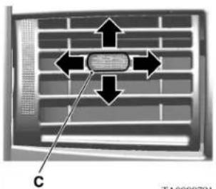 MITSUBISHI Endeavor (2010) - Side/Rear (for vehicles with automatic air conditioning) vents - 2