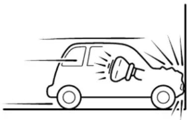 MITSUBISHI Endeavor (2010) - Deployment of front air bags - 1