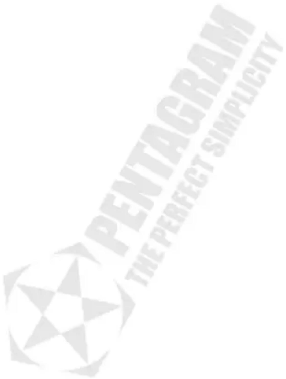 PENTAGRAM THE PERFECT SIMPLICITY