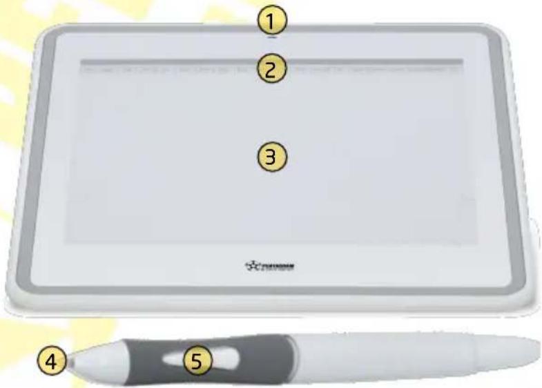 Pentagram Titan P 2003 - Elementy tabletu - 1