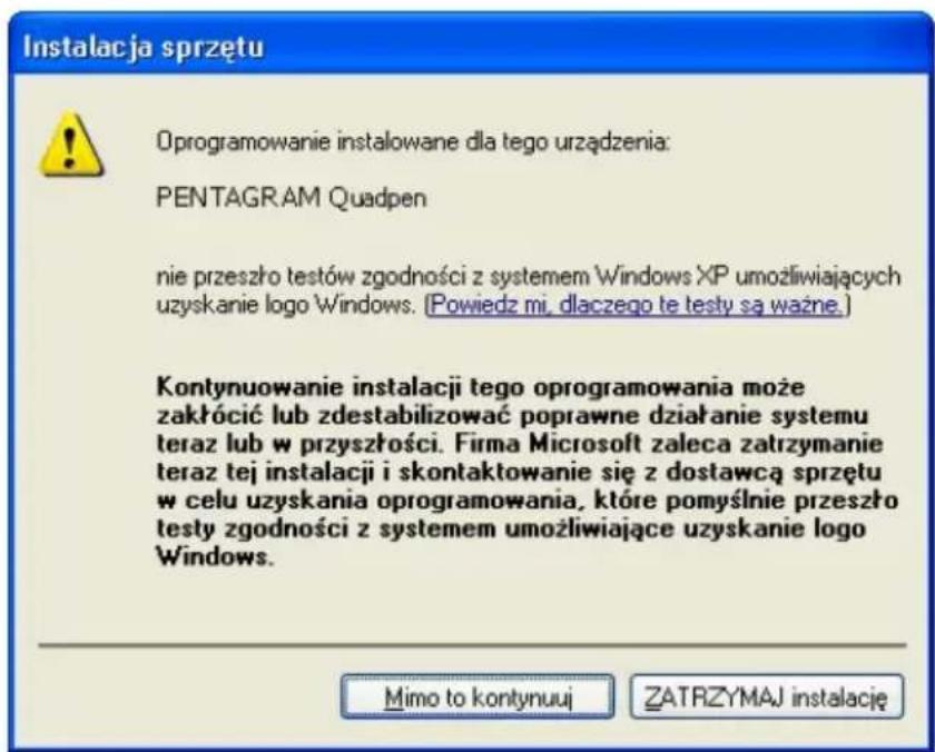 Pentagram Quadpen P 2002 - Dla użytkowników systemu Windows 98/Me/2000/XP - 3