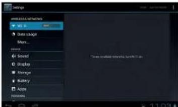 WINDLENT NETWORK Wi-Fi Data usage More... Sound Display Storage Battery Apps Instructions
