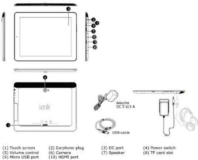 i-onik TP10.1-1200QC - Tablet Introduction - 1