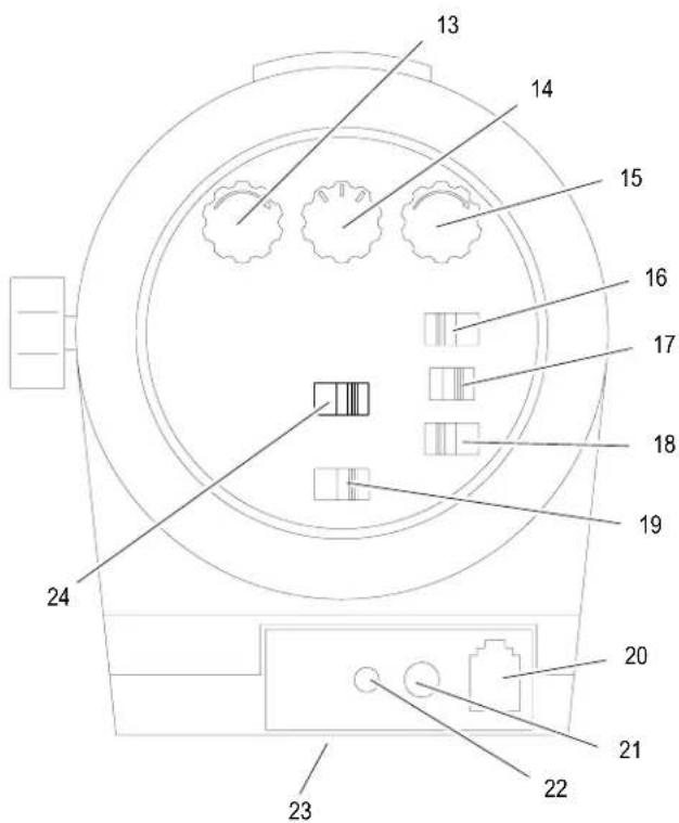 Amplicomms TCL200 - Wecker (Rückansicht) - 1