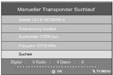 Terris LED TV 2953 - TRANSPONDER MANUELL SUCHEN - 1