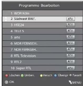 Terris LCDTV 2213 - Sender verschieben - 1