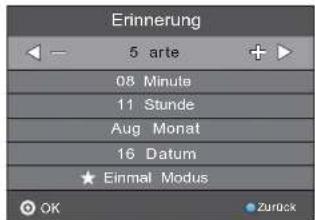 Terris LCDTV 2213 - Automatisches Ein-/Umschalten zu Sendungen speichern - 1