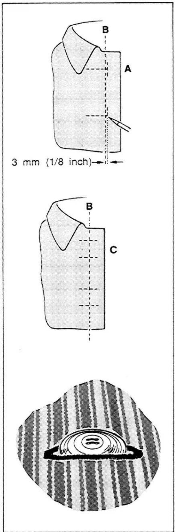 SINGER 4019 - Buttonhole Position - 1