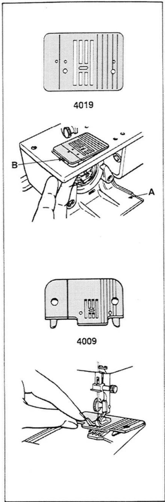 SINGER 4019 - Attaching the Seam Guide - 1