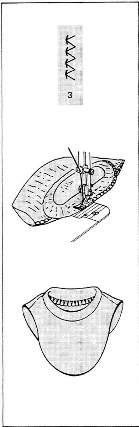 SINGER 4019 - Stitch Pattern Chart - 1