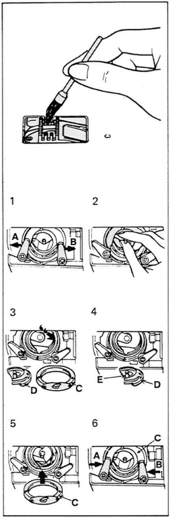 SINGER 4019 - - Face Plate Area - 1