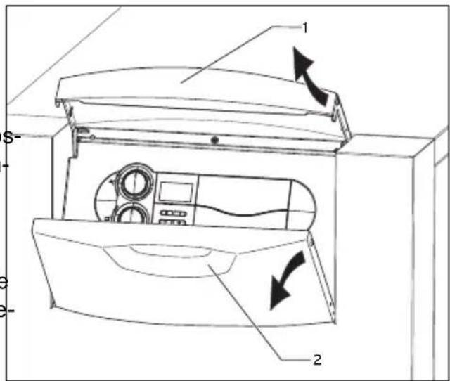 VAILLANT EcoCRAFT exclusiv - Frontklappe öffnen - 1