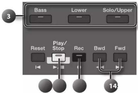 ROLAND AT-350C - Weitere Aufnahmen auf einer anderen Spur - 1