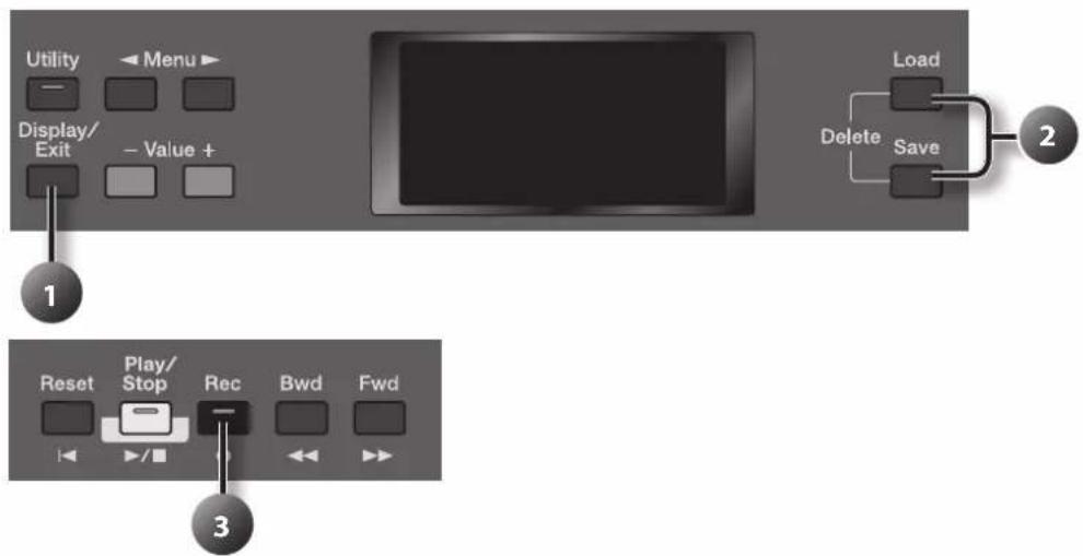 ROLAND AT-350C - Löschen von Spieldaten - 1