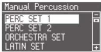 ROLAND AT-350C - Drücken Sie den [Manual Percussion]-Taster, so dass die Anzeige leuchtet. - 1