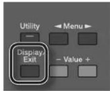 ROLAND AT-350C - Die Anzeige im Haupt-Display - 1