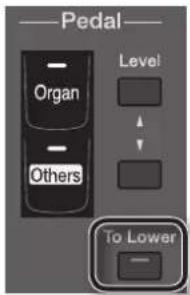 ROLAND AT-350C - Spielen des Bass-Klangs mit dem Grundton eines Akkordes (Pedal To Lower) - 1