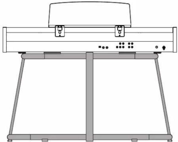 ROLAND AT-350C - Verwendung des KS-G8 Ständers - 1
