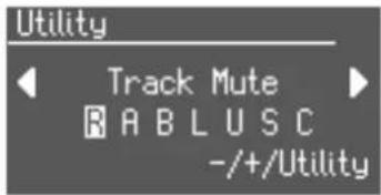 ROLAND AT-350C - Stummschalten einer Spur (Track Mute) - 1