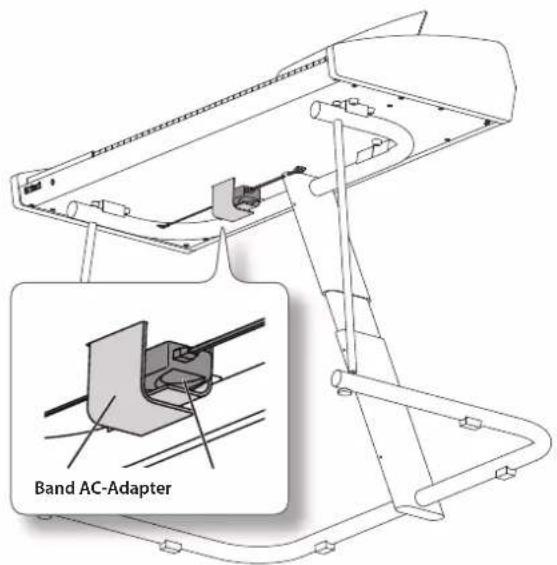 ROLAND AT-350C - Aufstellen der Orgel auf einen Ständer - 1
