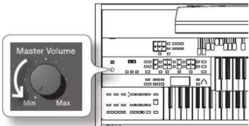 ROLAND AT-350C - Einschalten - 1