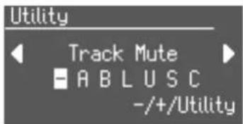 ROLAND AT-350C - Stummschalten einer Spur (Track Mute) - 2