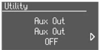 ROLAND AT-350C - Ein- und Ausschalten der Aux-Ausgänge (Aux Out) - 2