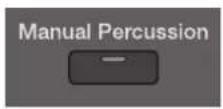 ROLAND AT-350C - Spielen von Percussion-Klängen im linken Bereich des unteren Manuals (Manual Percussion) - 2