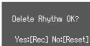 ROLAND AT-350C - Löschen eines Rhythmus aus dem User- oder USB-Speicher - 2