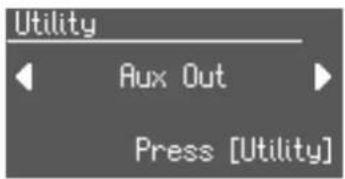 ROLAND AT-350C - Ein- und Ausschalten der Aux-Ausgänge (Aux Out) - 1