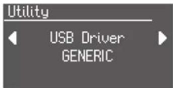 ROLAND AT-350C - Einstellungen für den USB-Treiber - 1
