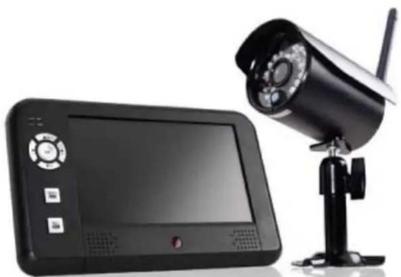 BRK DW-702 - Indoor/Outdoor Digital Wireless Camera with 7" LCD Monitor Model DW-700/702 - 1