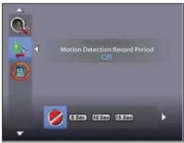 BRK DW-702 - MOTION DETECTION RECORD PERIOD - 1