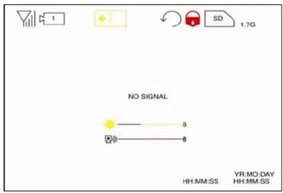 BRK DW-702 - DISPLAY SCREEN ICONS - 1