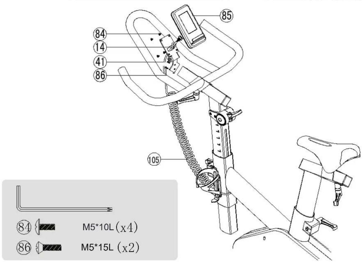 Flow Fitness Perform S3 - Assemble the iConsole - 5