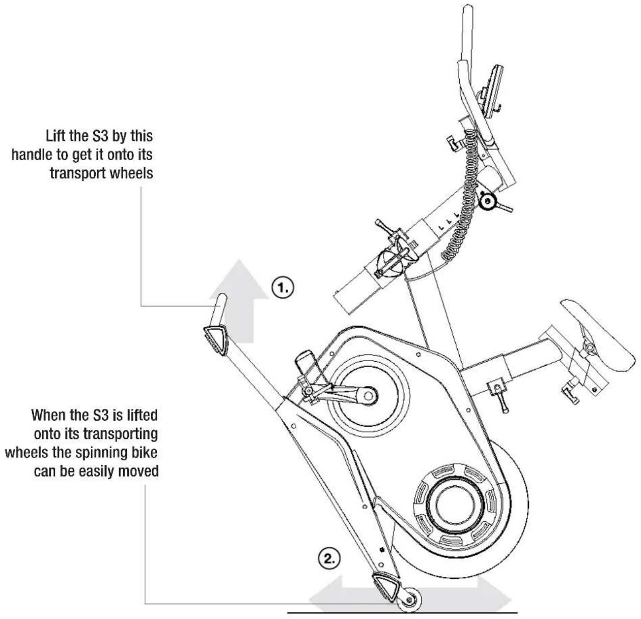 Flow Fitness Perform S3 - Storeage, moving and usage - 1