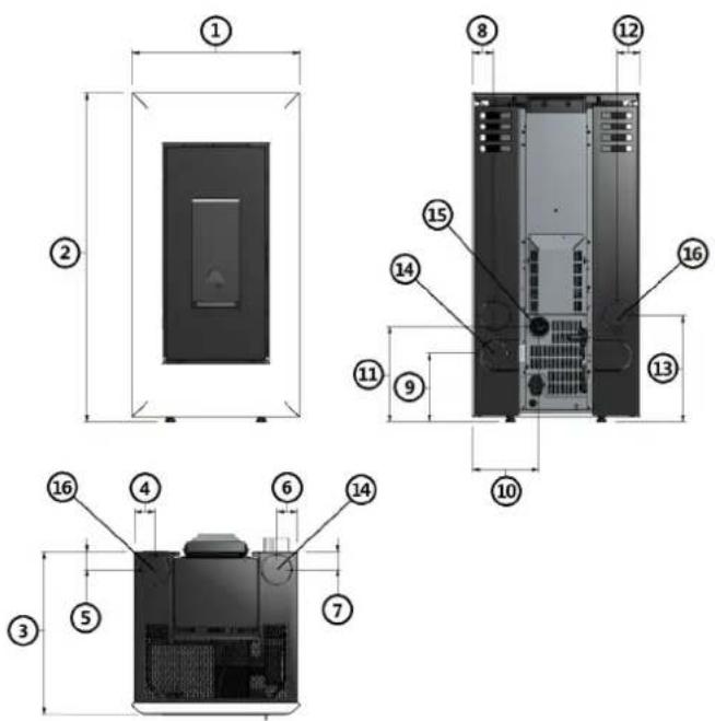 Cadel Sfera 3 Plus - PLATZBEDARF - 1