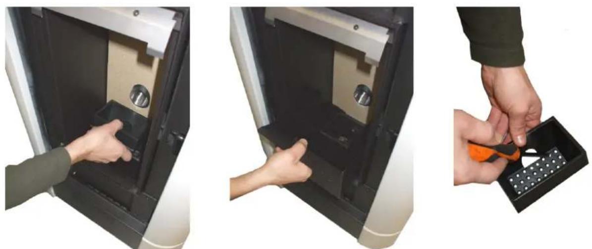 Cadel Sfera 3 Plus - REINIGUNG BRENNSCHALE UND ASCHENKASTEN - 2