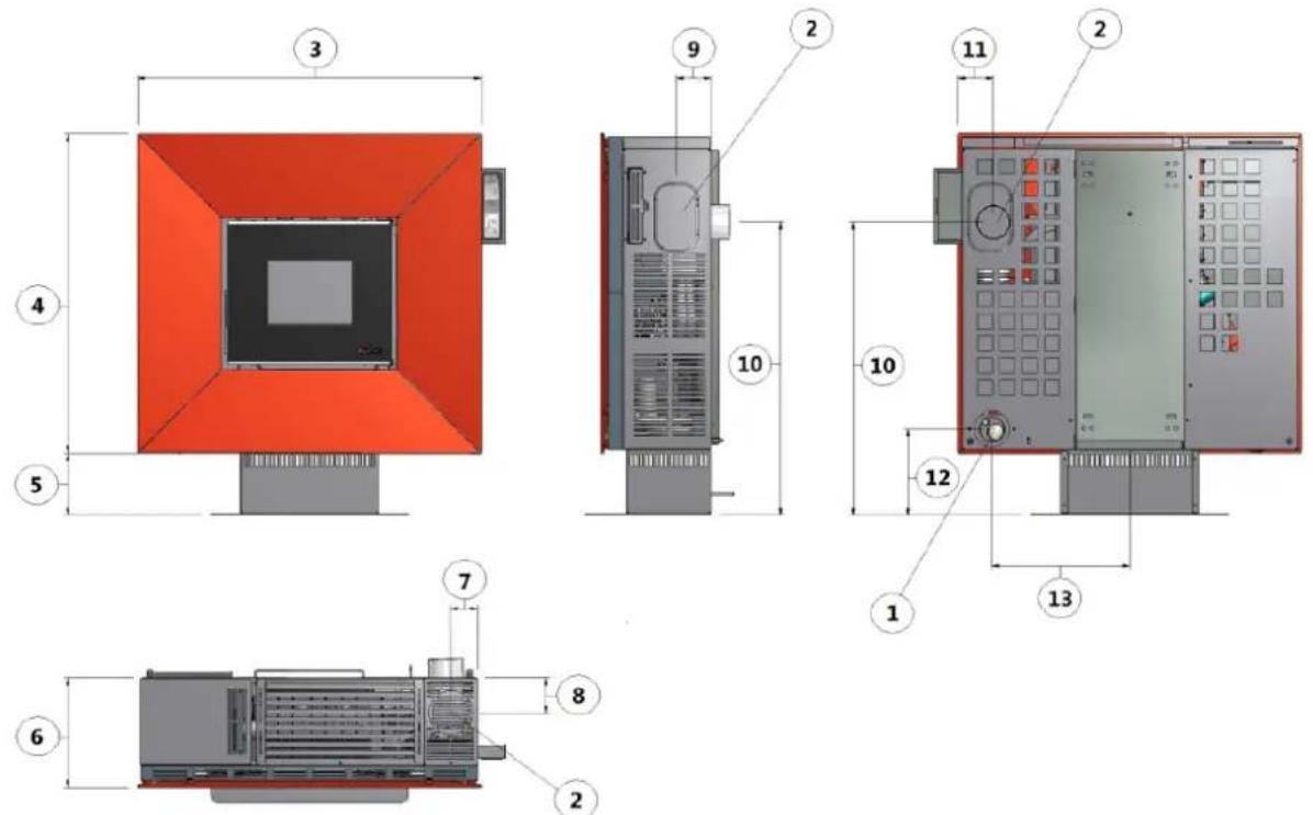 Cadel CLOE3 - PLATZBEDARF - 1