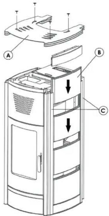 Cadel Aquos 22 - EINFÜGEN DER SEITENWÄNDE AUS KERAMIK UND METALL (AQUOS) - 1