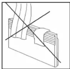 MILL MB600DN - NEVER TOUCH YOUR PANEL HEATER OR ITS CASING WITH WET HANDS! - 2