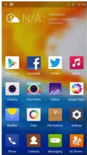 Gionee E7 - Getting to know the Home screen - 1