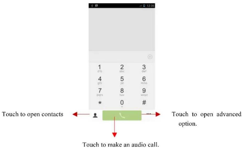 Gionee E7 - Make a call - 1