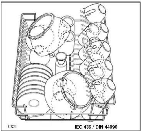 THERMA GSVB-45.1 - Verwendung des oberen Geschirrkorbes - 1