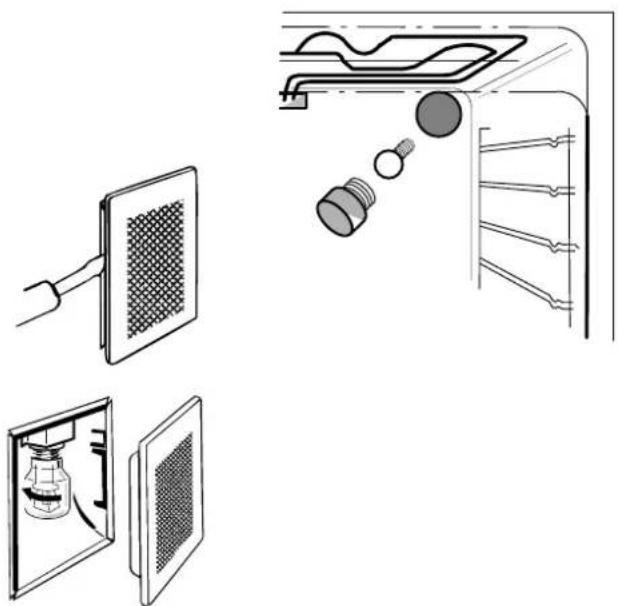 THERMA EH D 4.2 P - Backofenbeleuchtung - Austausch der Glühlampe - 2