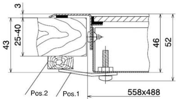 THERMA SGK T 56.2 RC - Einbau in Holzabdeckungen - 1