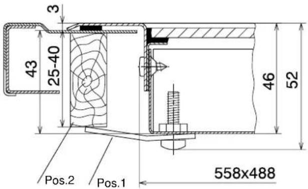 THERMA SGK T 56.2 RC - Einbau in Chromstahl- abdeckungen - 1