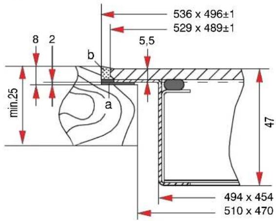 THERMA GK CE/53.2 R - Einbau in Stein - 1