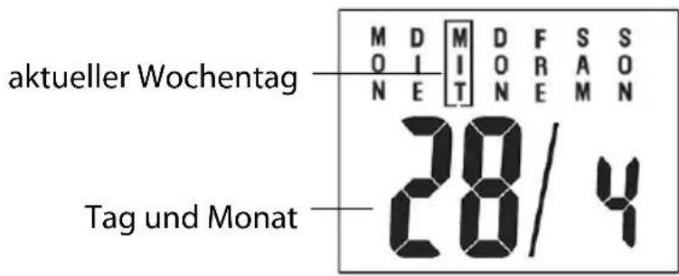 GlobalTronics GT-WS-13S - Zeitfunktionen Uhrzeit und Datum - 2